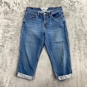 Levi's Women's Straight Jeans Size 8 Blue Denim